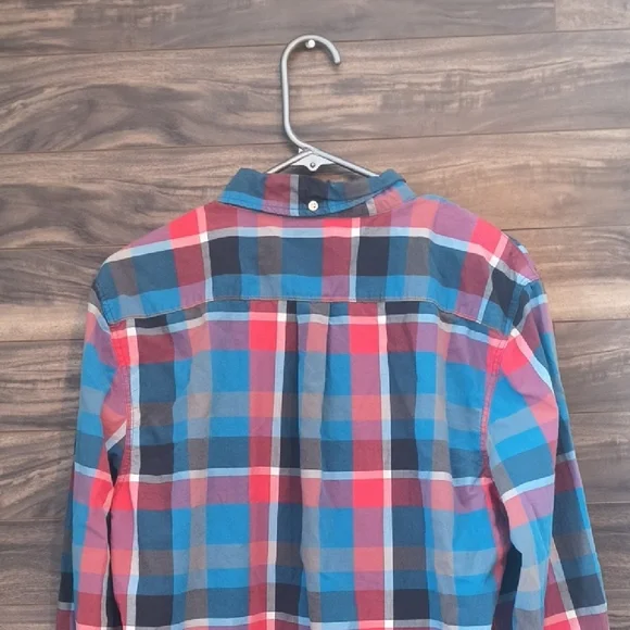 Levi’s Men’s Plaid Button Down Shirt | Multi-Color Blue Red Grey | Size M - Picture 11 of 11